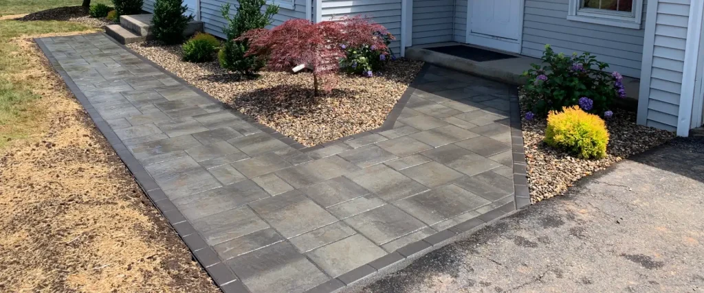 Front Yard Walkway Installation