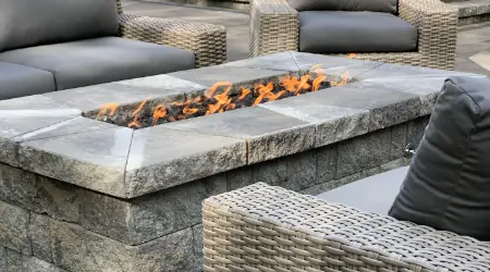 Outdoor Firepit Construction
