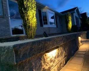 Retaining Wall Built By Scenic Landscaping & Property Maintenance
