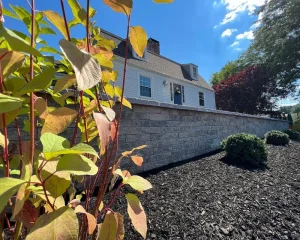 Retaining Wall Built By Scenic Landscaping & Property Maintenance