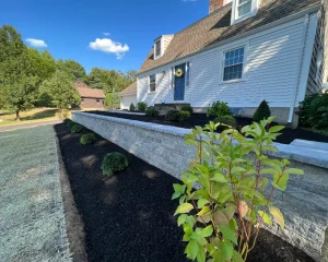 Retaining Wall Built By Scenic Landscaping & Property Maintenance