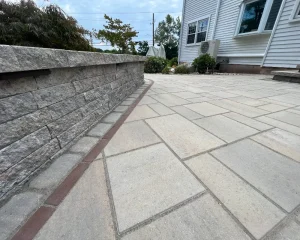 Retaining Wall Built By Scenic Landscaping & Property Maintenance