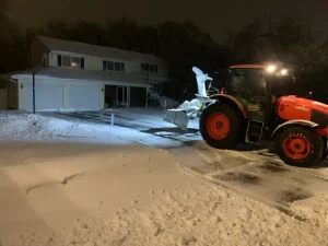 Residential snow removal services