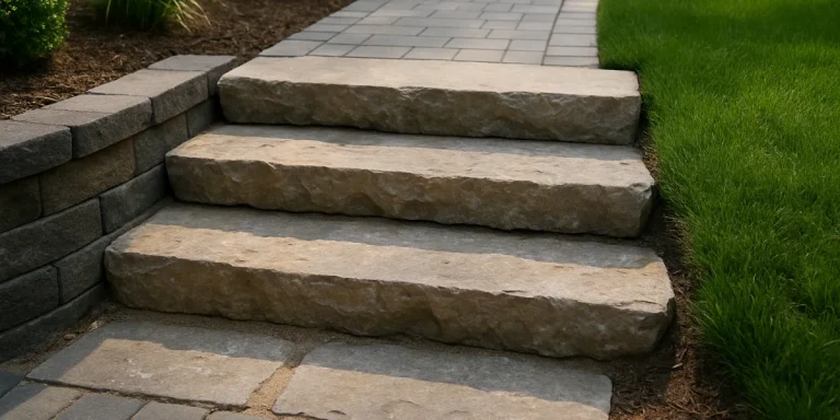fixing uneven stone steps