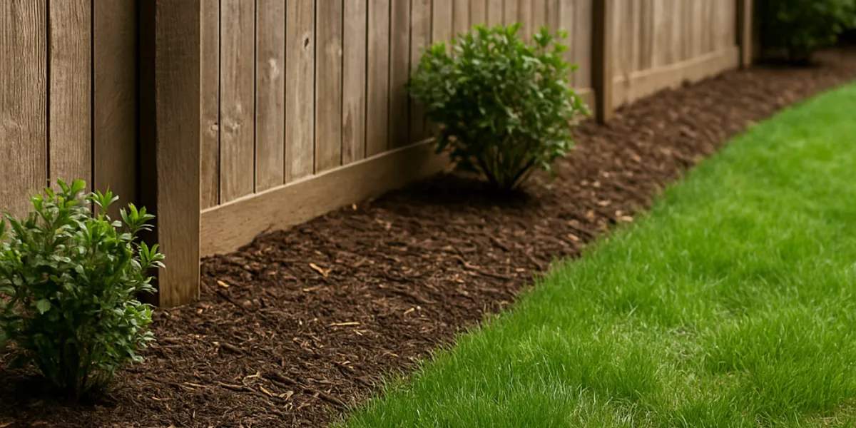 why your lawn doesnt reach the fence